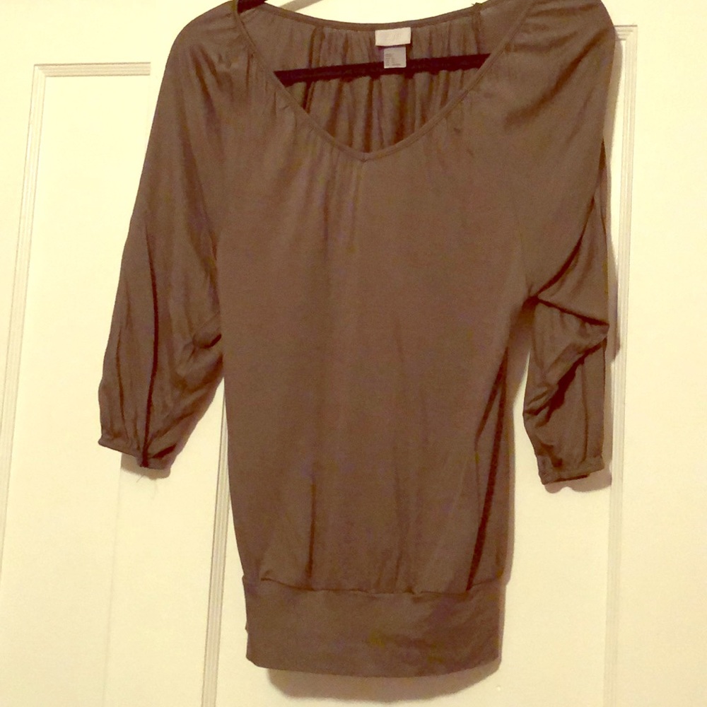 Olive green blouse